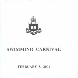 Program: Annual Swimming Carnival 2001