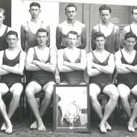 Swimming - Senior and under 16 (Junior Challenge Shield) Swimming Teams 1947