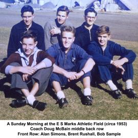 Athletics training 1953
