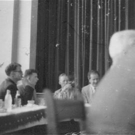 Fourth year farewell lunch to fifth year 1956