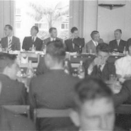 Fourth year farewell lunch to fifth year 1956