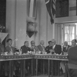 Fourth year farewell lunch to fifth year 1956