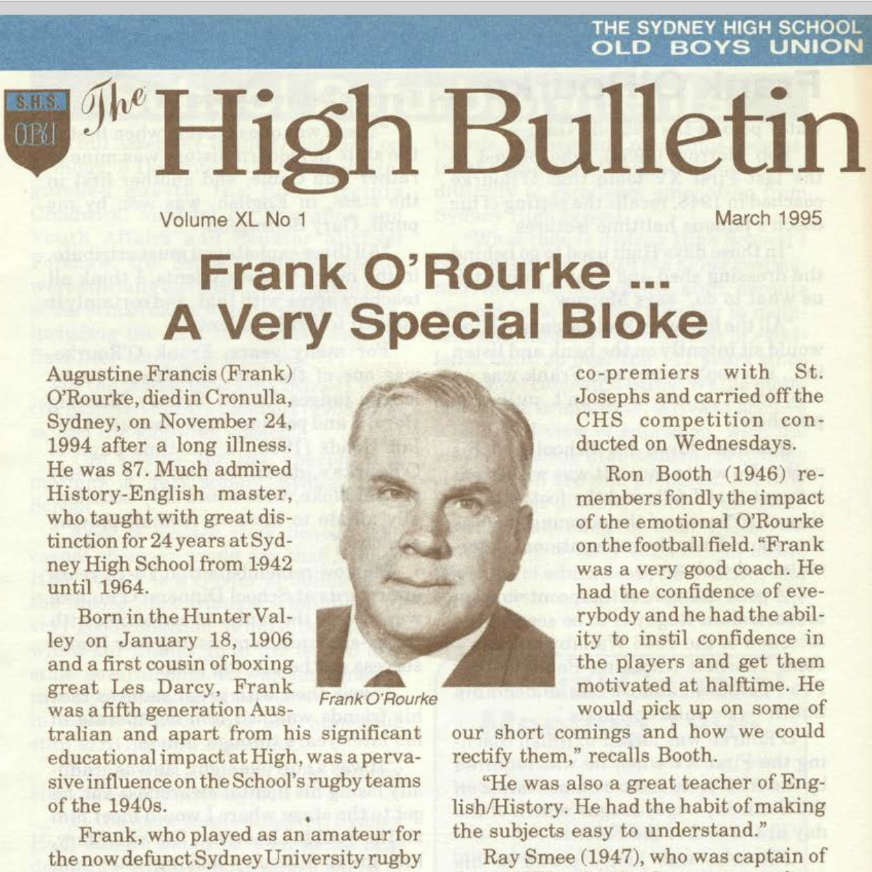 The High Bulletin 1995-1999