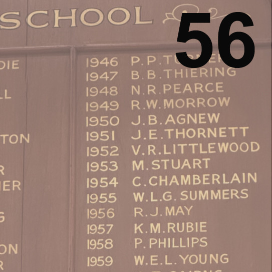 1956 Class - Honour Boards